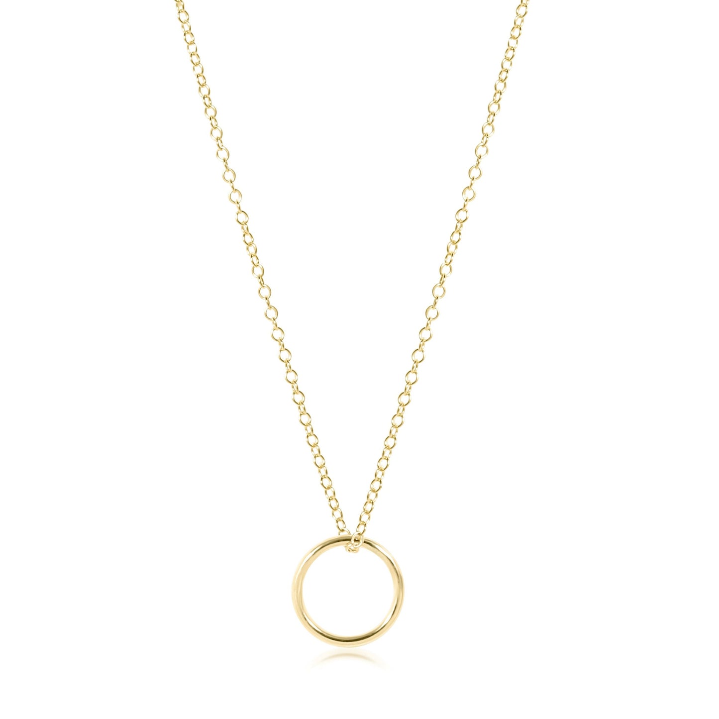 enewton 16" Necklace Gold- Halo Gold Charm