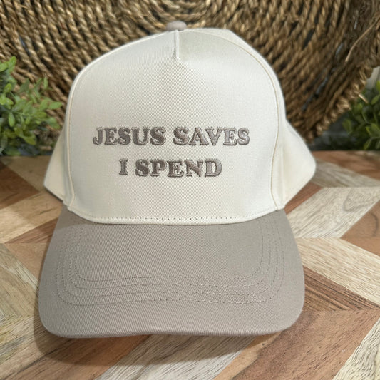 Jesus Saves Embroidered Cap