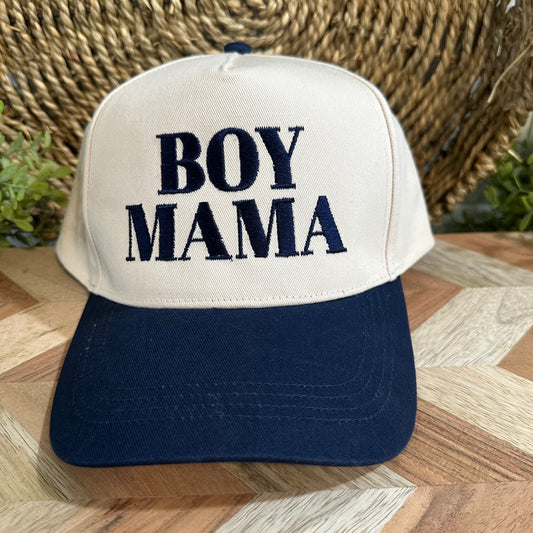 Boy Mama Embroidered Cap