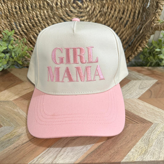 Girl Mama Embroidered Cap