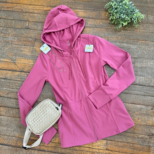 Blush Zip Up Jacket