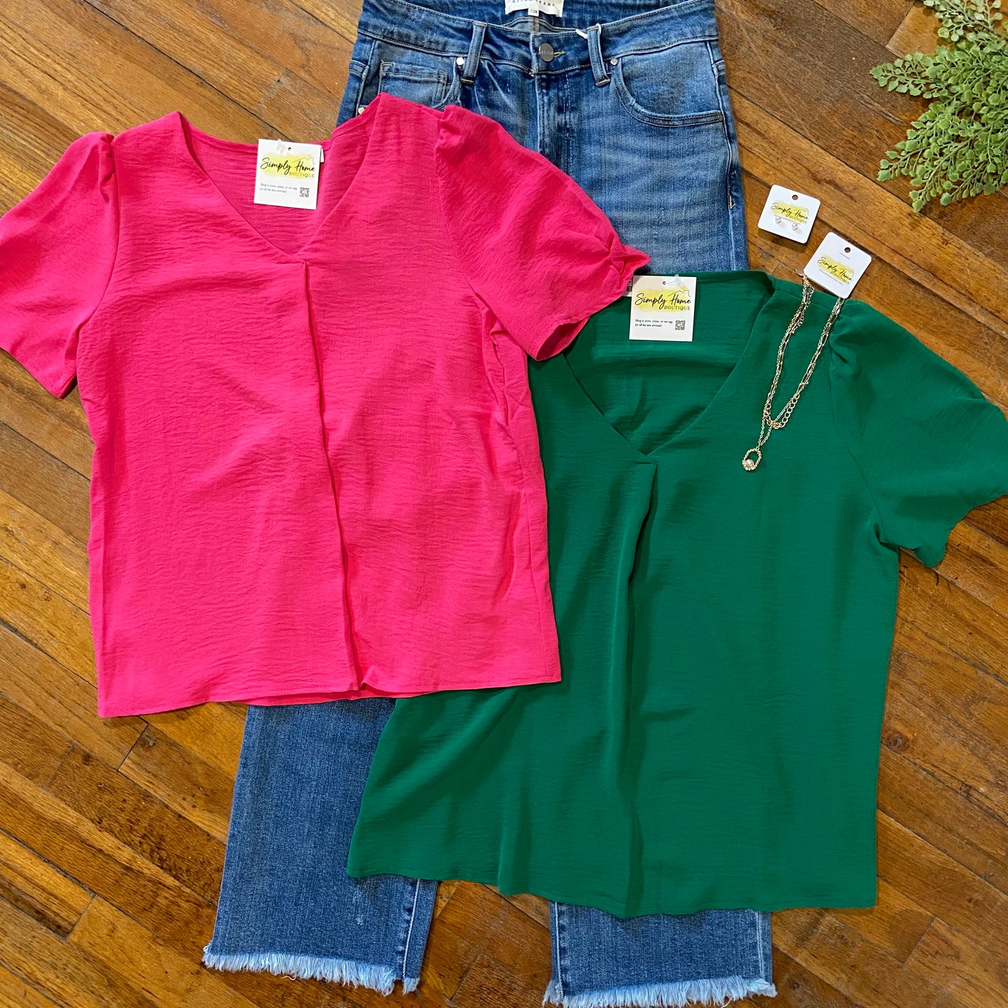 Flounce Puff Sleeve Top