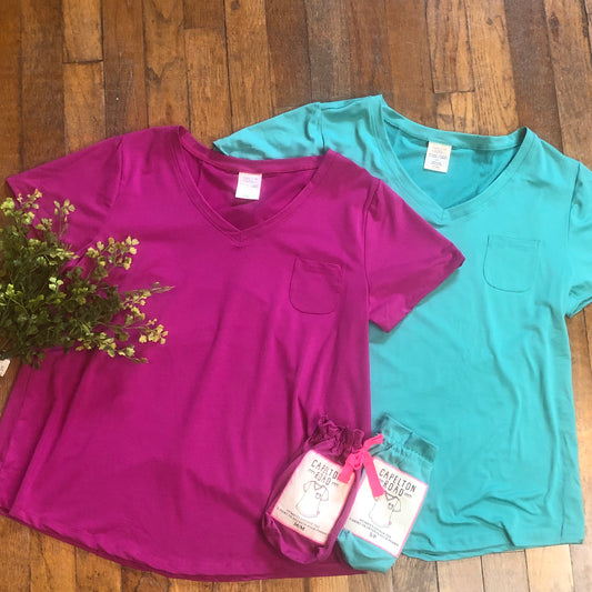 V-neck Bag Tee