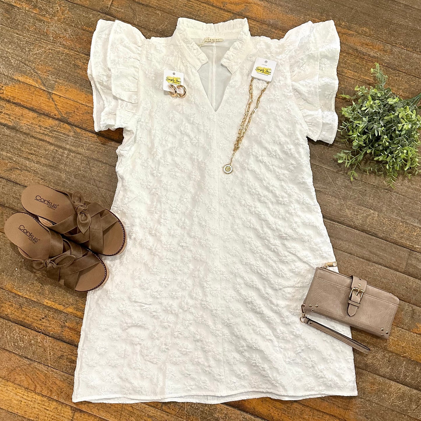 Floral Embroidered Dress