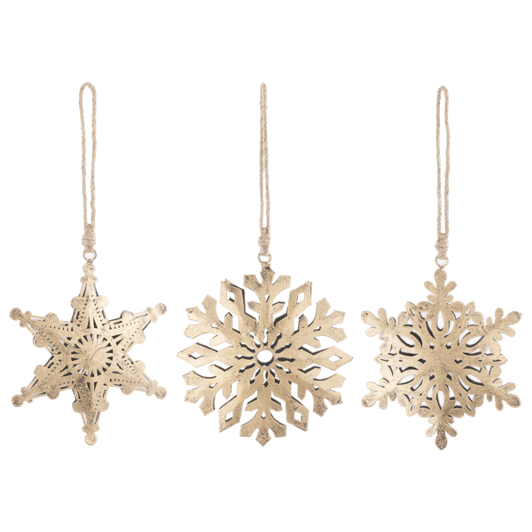 Gold Snowflake Ornament