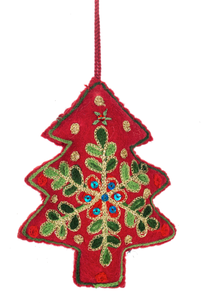 Wool Tree Ornament