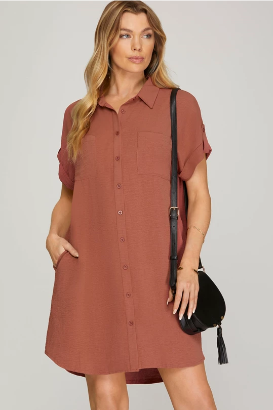 Drop Shoulder Dress