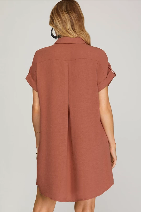 Drop Shoulder Dress