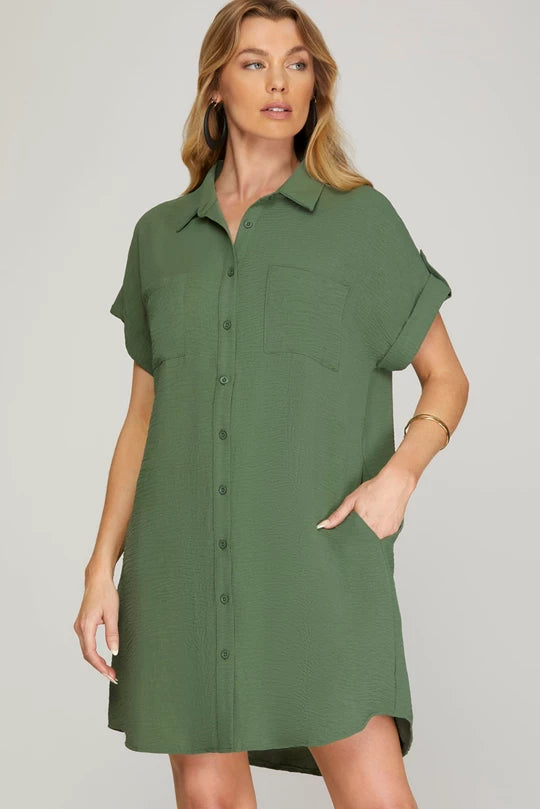 Drop Shoulder Dress