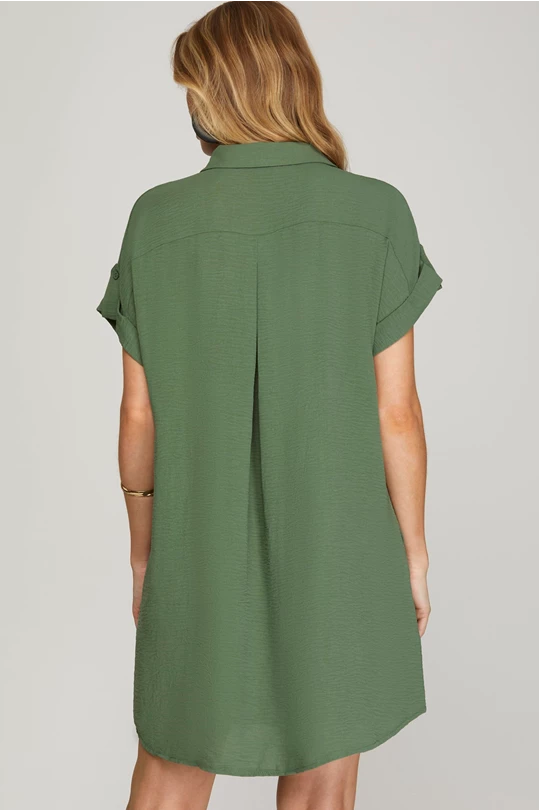 Drop Shoulder Dress