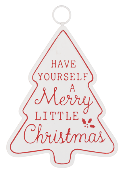 Merry Christmas Tree Sign
