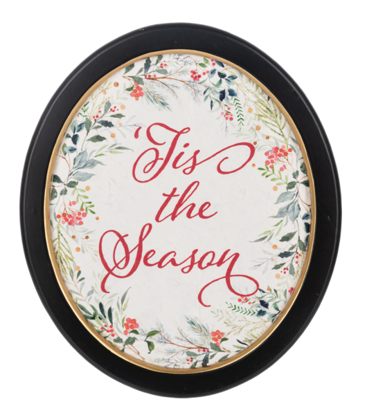 Merry Christmas & Tis the Season Framed Decor