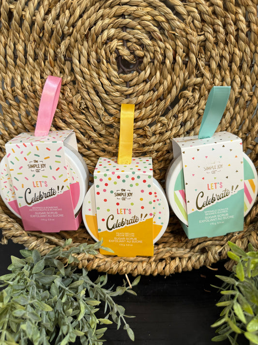 Confetti Scented Sugar Scrub