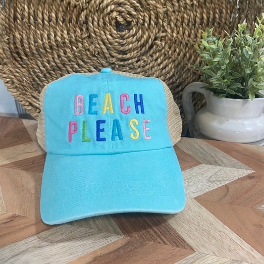 Beach Please Cap