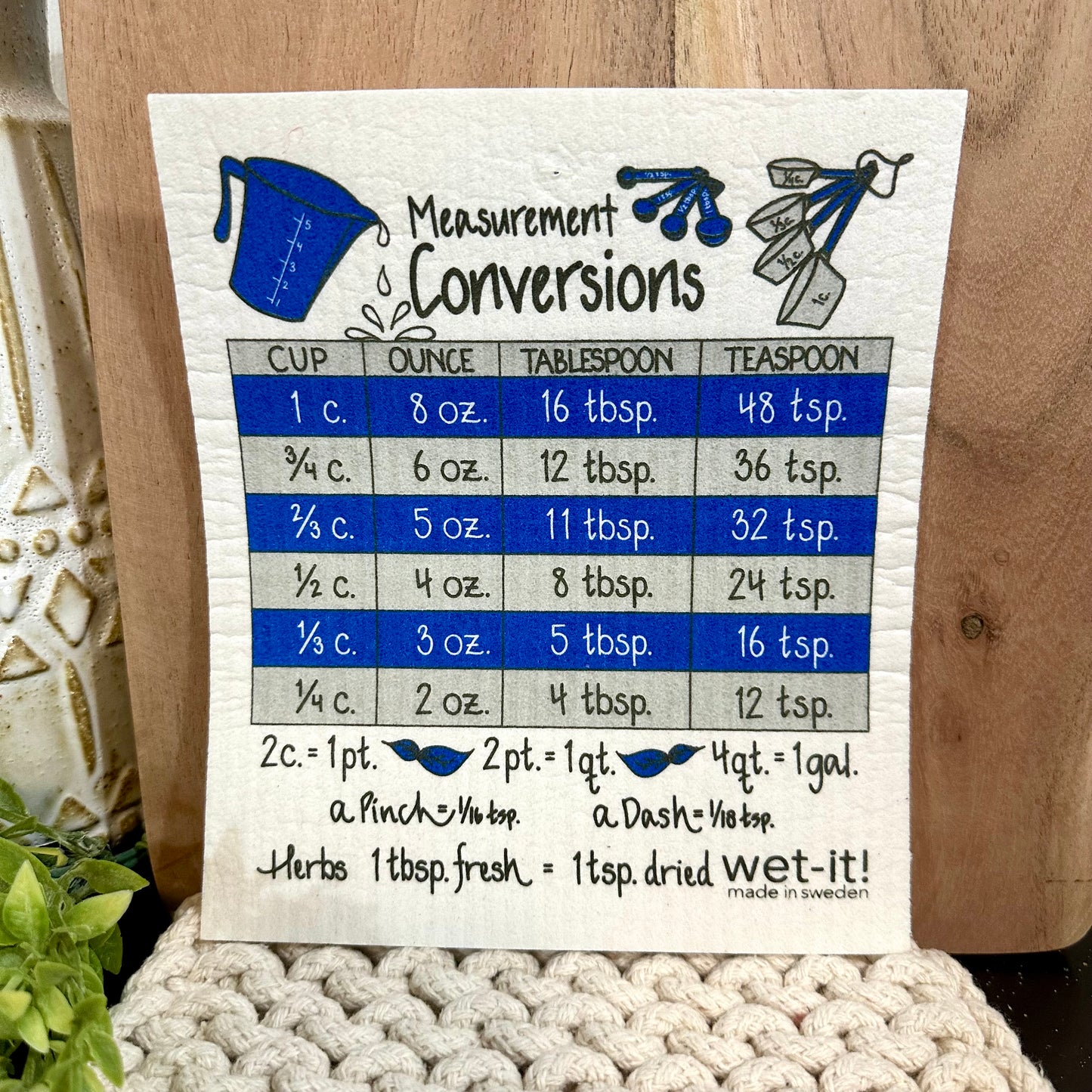 Wet-it! Swedish Dishcloth