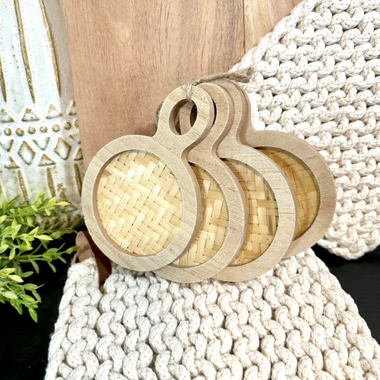 Bamboo Coasters (Set of 4)