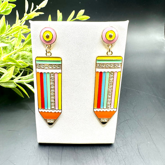 Crayon Earrings