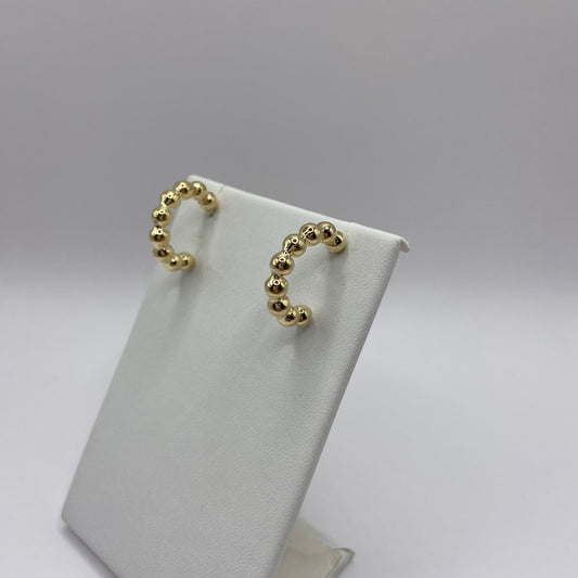 enewton 4mm Bead 1" Post Hoop Earrings