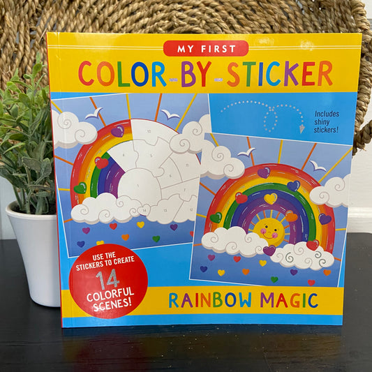 My First Color-By-Sticker Book- Rainbow Magic