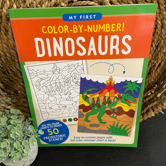 My First Color-by-Number- Dinosaurs