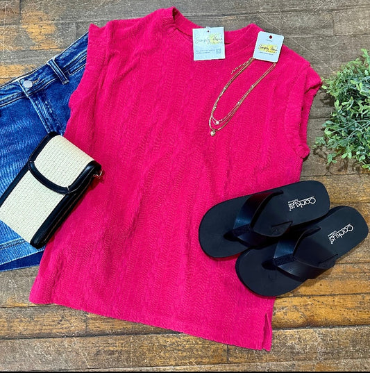 Cable Cap Sleeve Top
