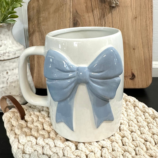 Blue Bow Mug