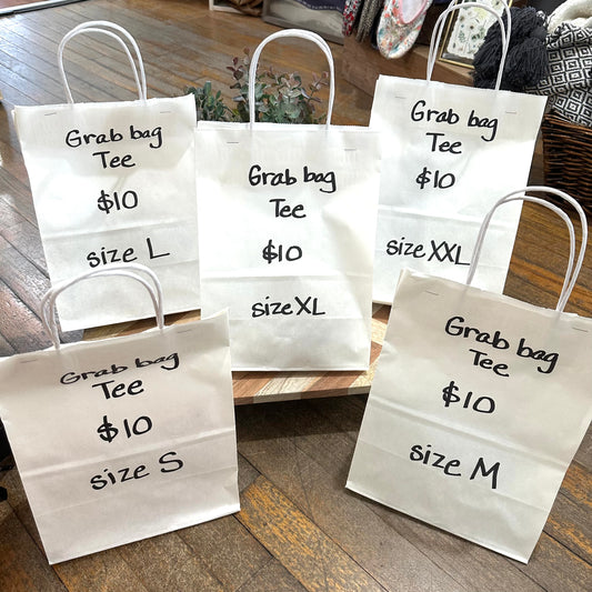 GRAB BAG TEE $10