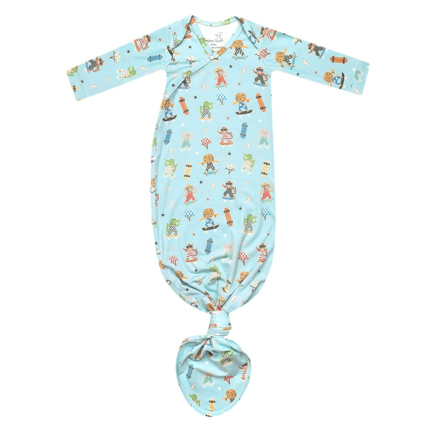 Copper Pearl Knotted Gown