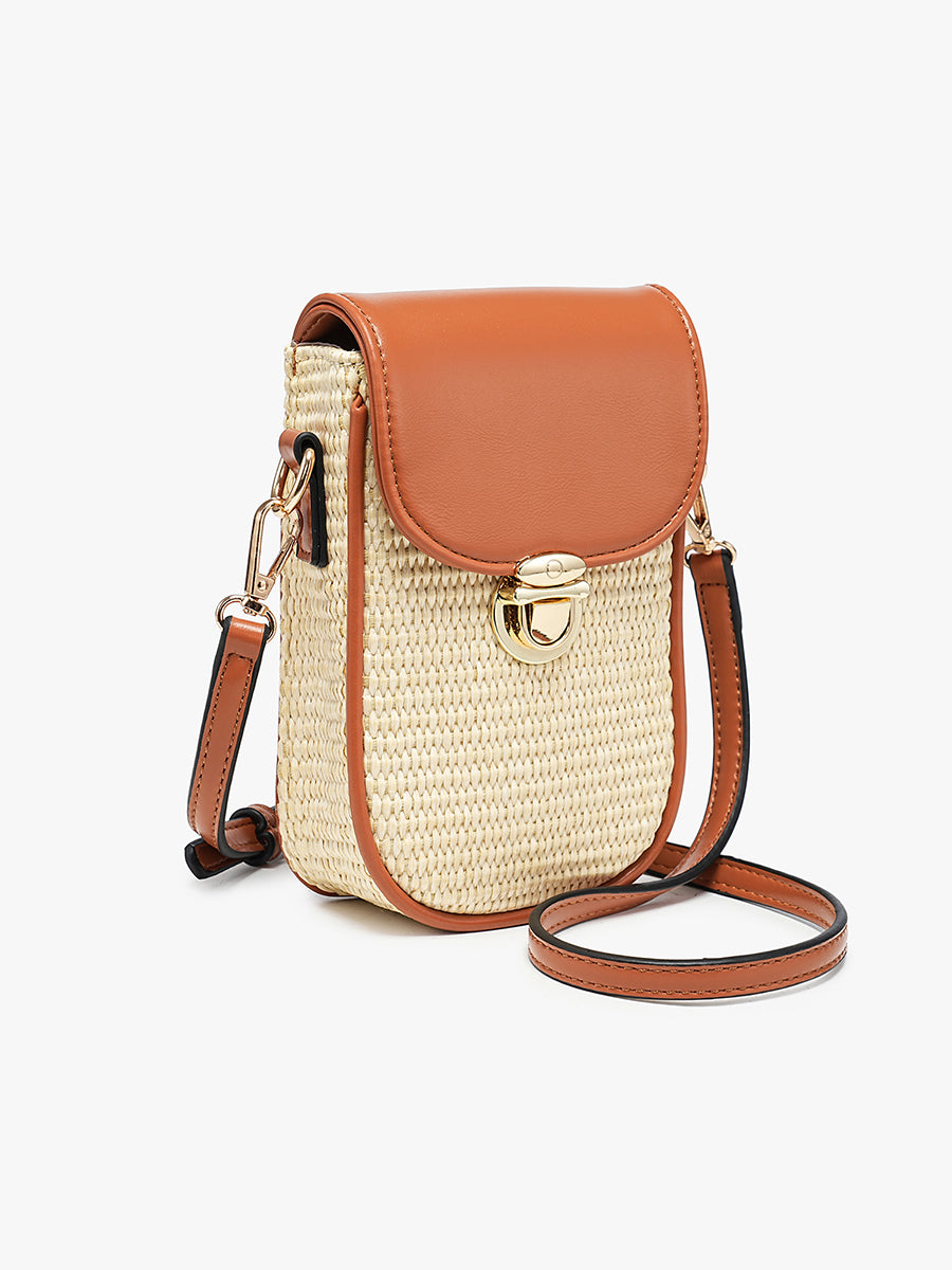 Jen & Co Ailany Straw Crossbody