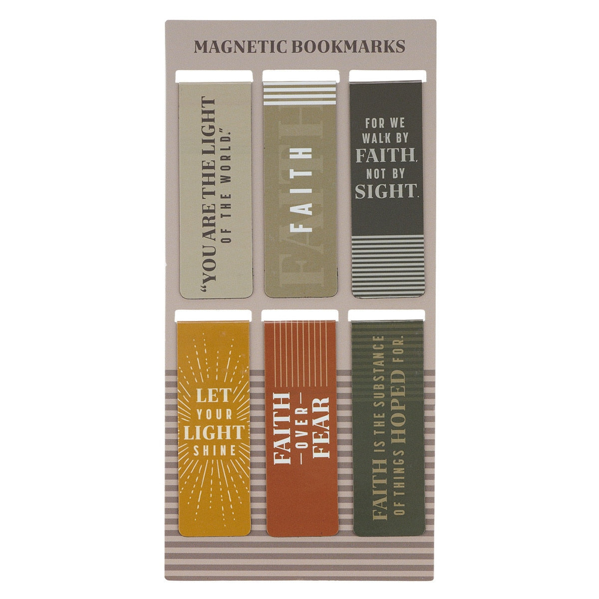 Faith and Light Bookmark Set
