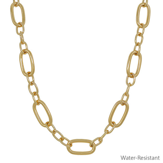 Thick Open Chain Necklace