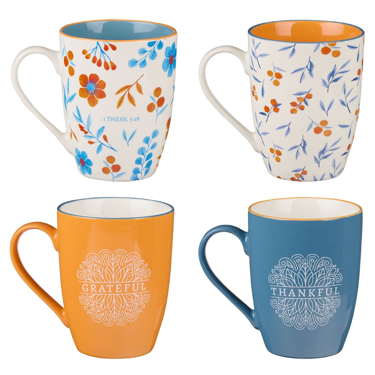 Give Thanks Ceramic Mug Set