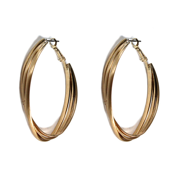 Twisted Hoop Earrings