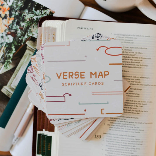 Scripture Map Verse Cards