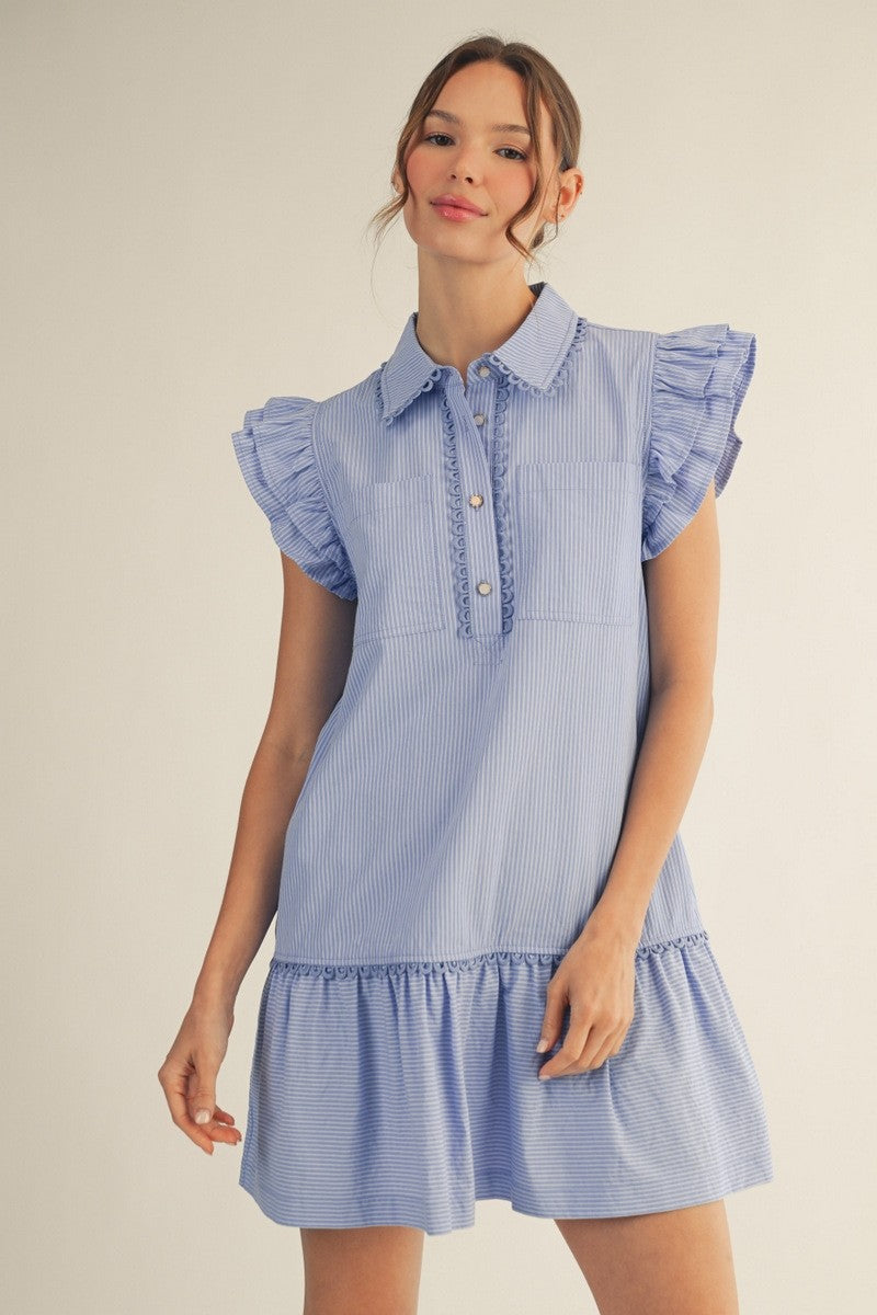 Pinstripe Dress