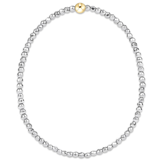 enewton 2mm Silver Hematite Bracelet