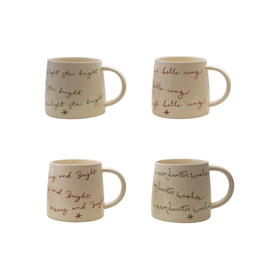 Stoneware Holiday Mug