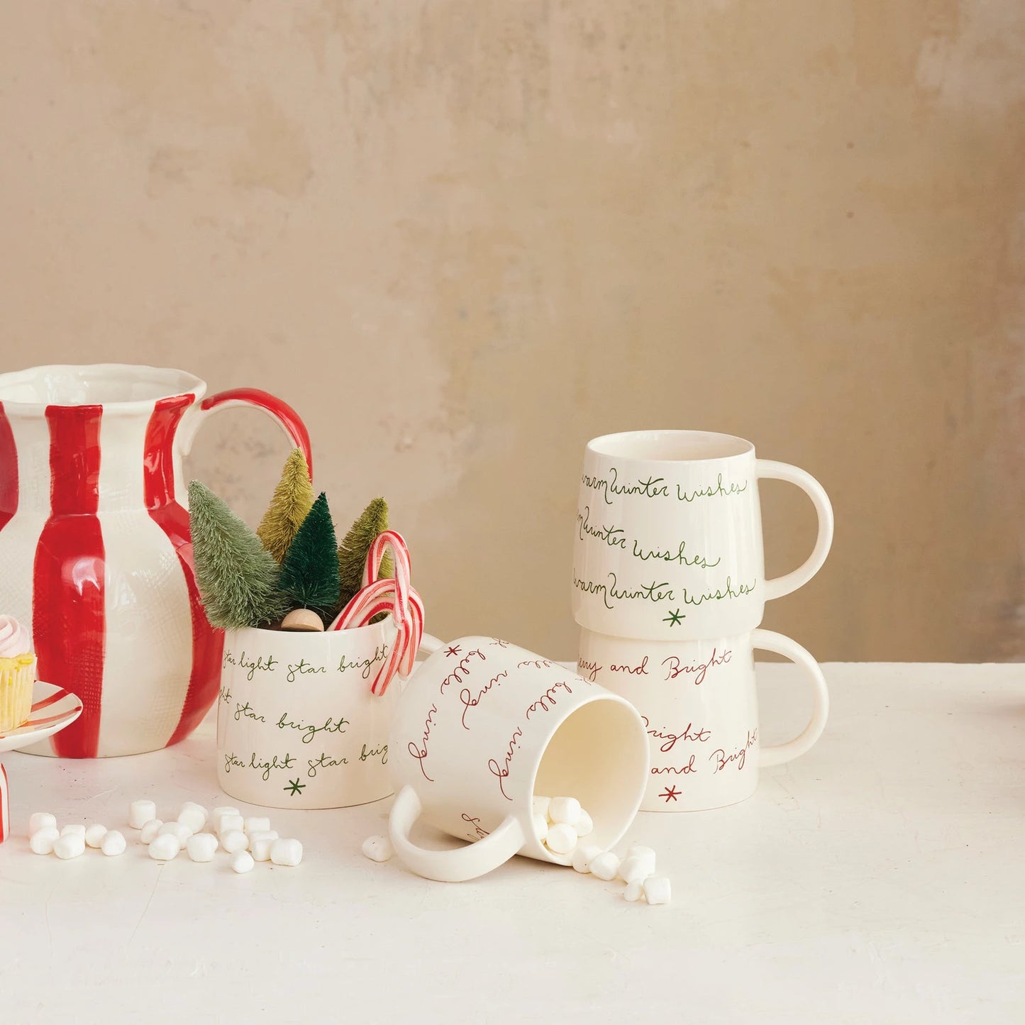 Stoneware Holiday Mug